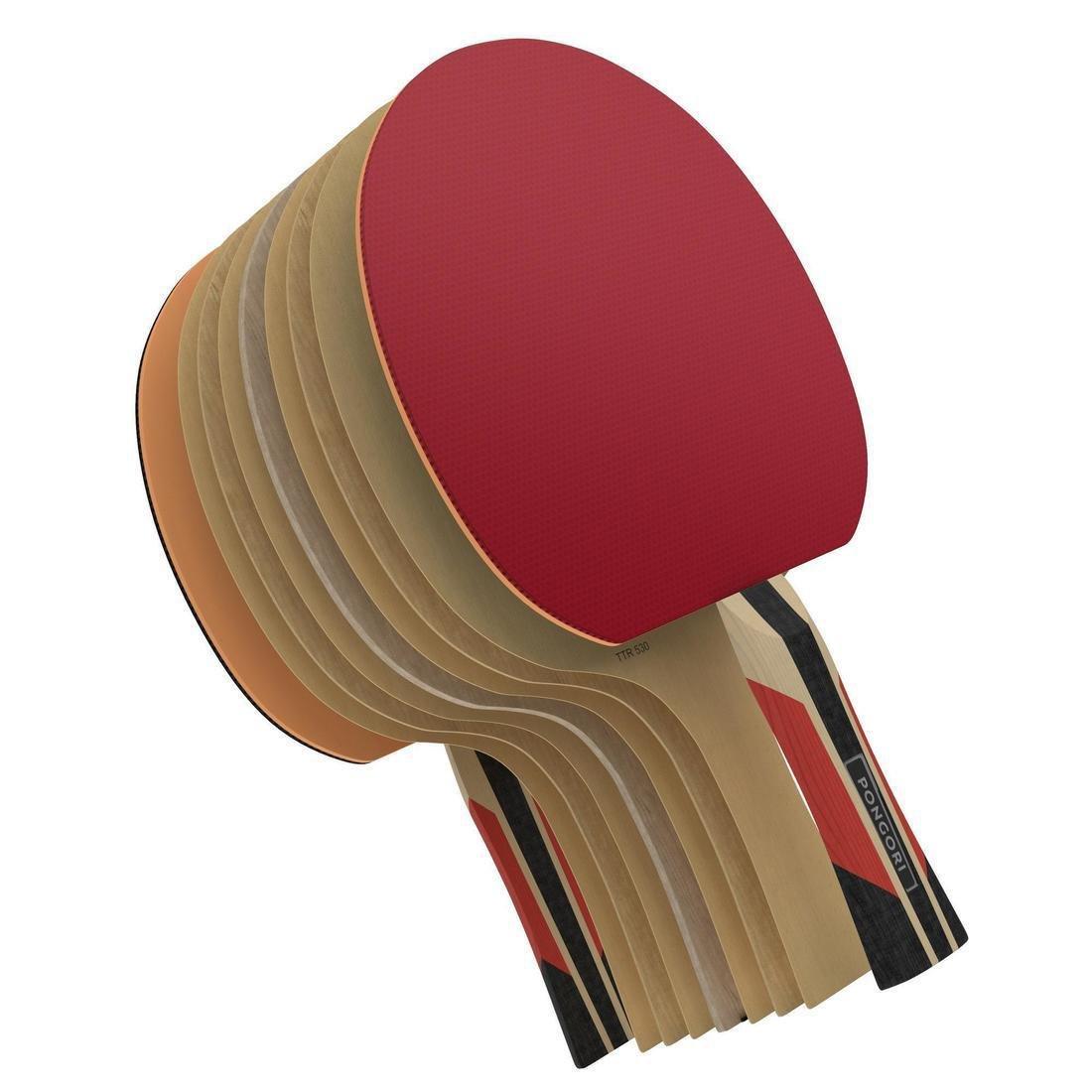 Club Table Tennis Bat TTR 530 5* Spin, No Color, large image number 1