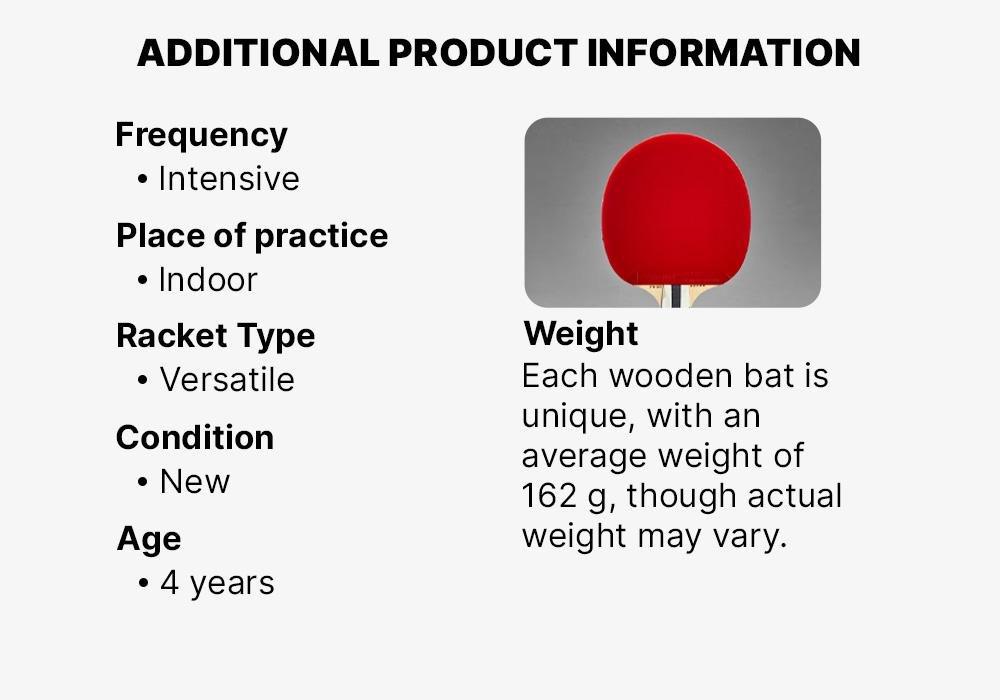 Club Table Tennis Bat TTR 530 5* Spin, No Color, large image number 16