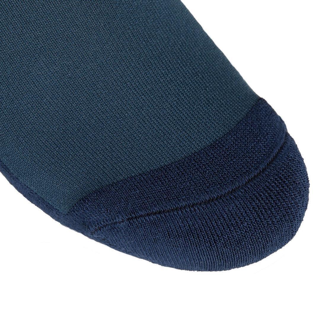 TEAL BLUE Adult Horse Riding Socks 100 Stripes, No Color, large image number 10