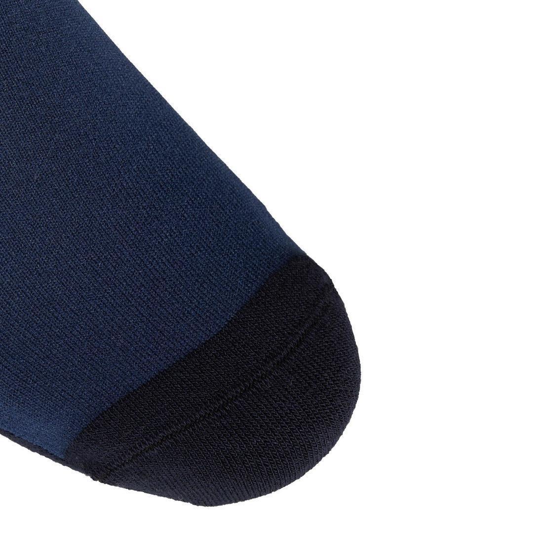 TEAL BLUE Adult Horse Riding Socks 100 Stripes, No Color, large image number 14