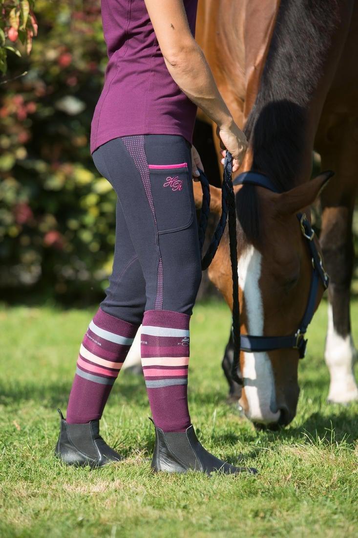 Basic Adult Riding Socks 1 Pair, Blue, 5401_000, large image number 8