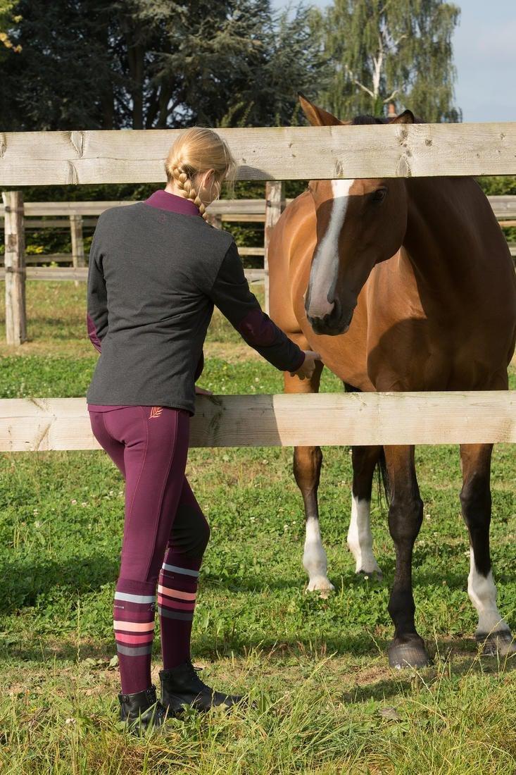 Basic Adult Riding Socks 1 Pair, Blue, 5401_000, large image number 10