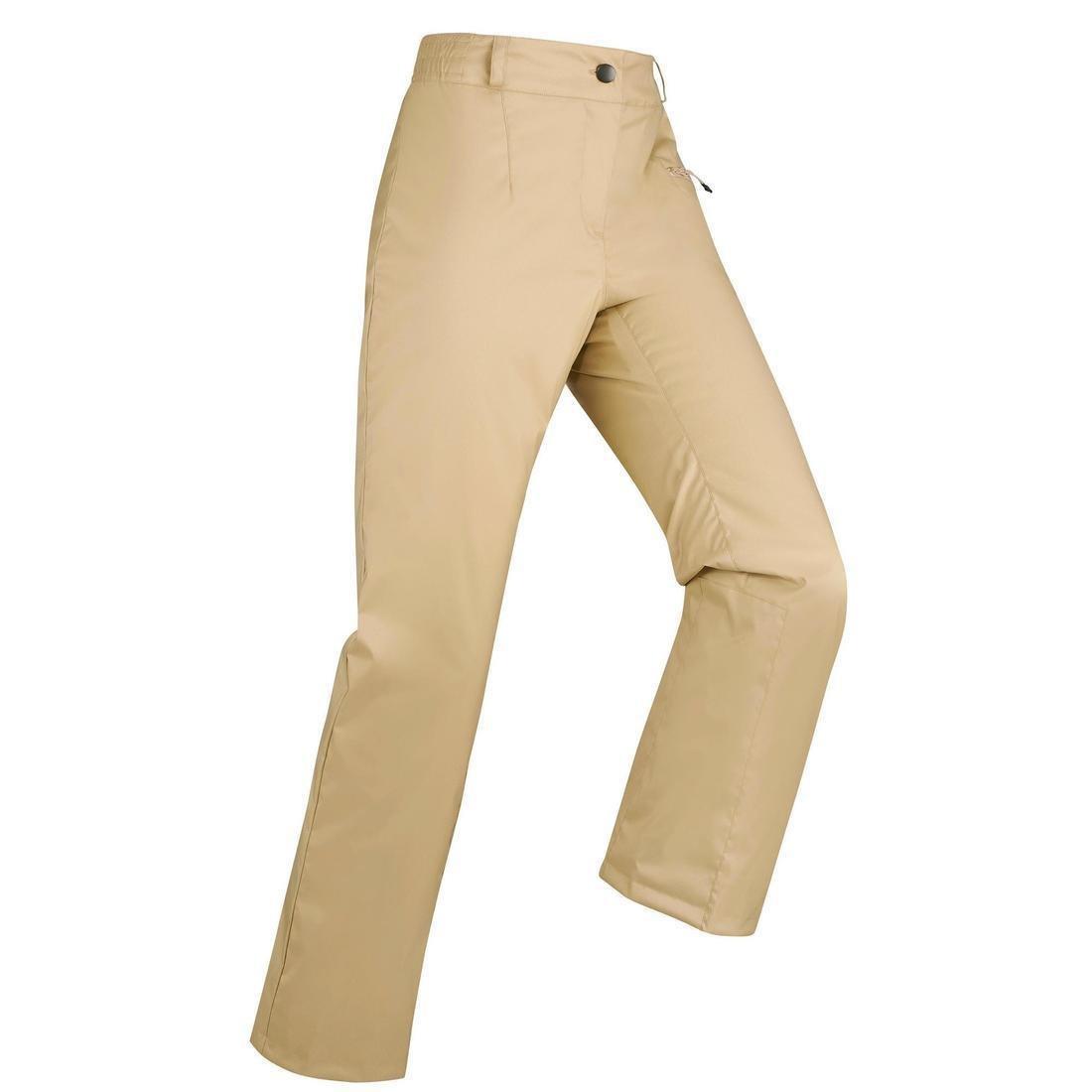 Women's Ski Trousers, Sand, 5401_000, large image number 0