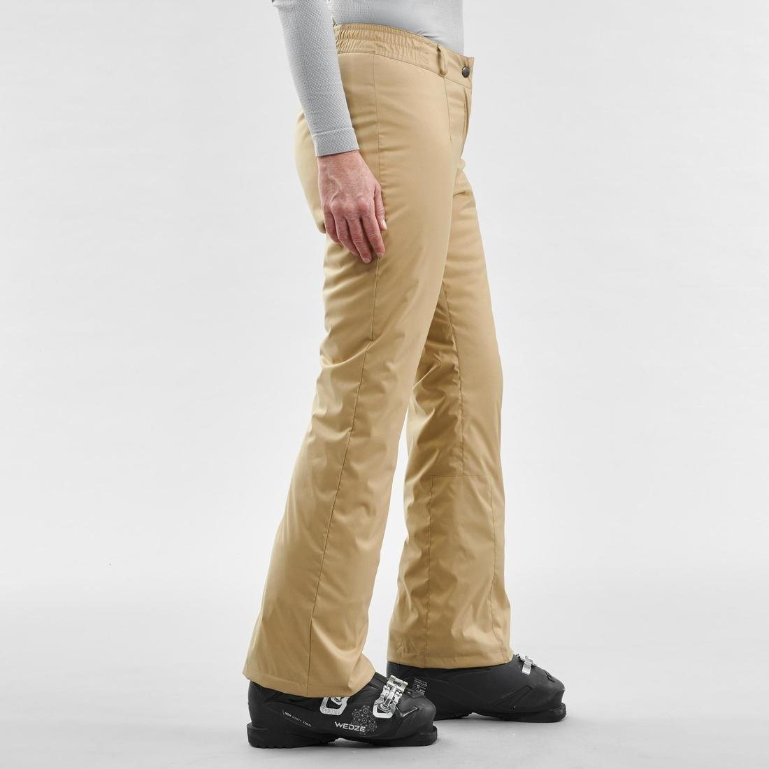 Women's Ski Trousers, Sand, 5401_000, large image number 2