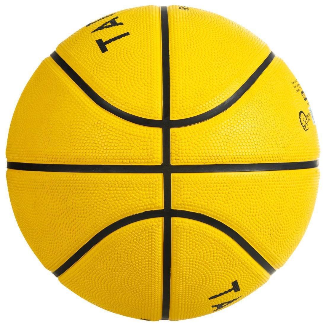 Beginners' Basketball R100, Yellow, No Color, large image number 2