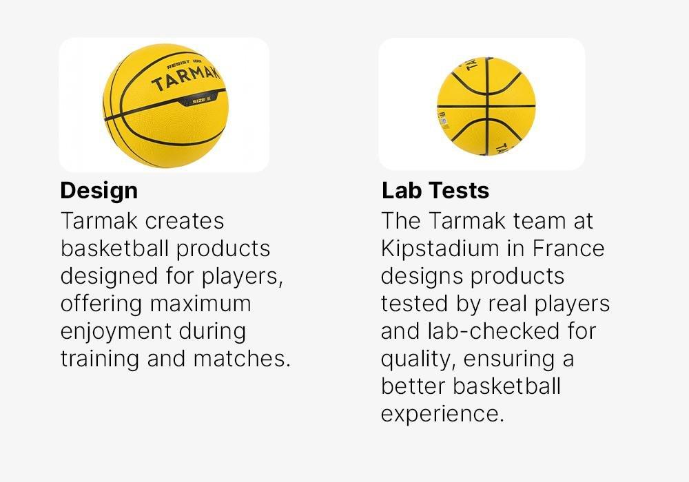 Beginners' Basketball R100, Yellow, No Color, medium