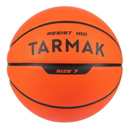 TARMAK - Kids'/Adult Basketball R100, Blood Orange