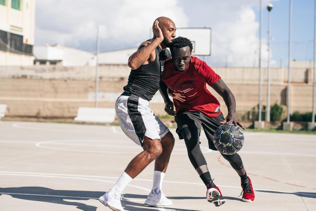 Adult Puncture-Proof Grippy Basketball R500, Graffiti, No Color, large image number 7