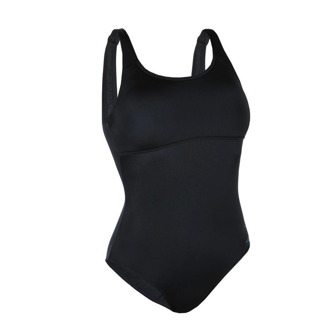 BLACK Women's 1-piece Swimsuit Heva U Black, No Color, large image number 5
