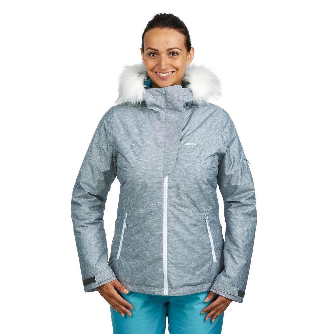 Women's Downhill Ski Jacket 180, Black, No Color, large image number 3