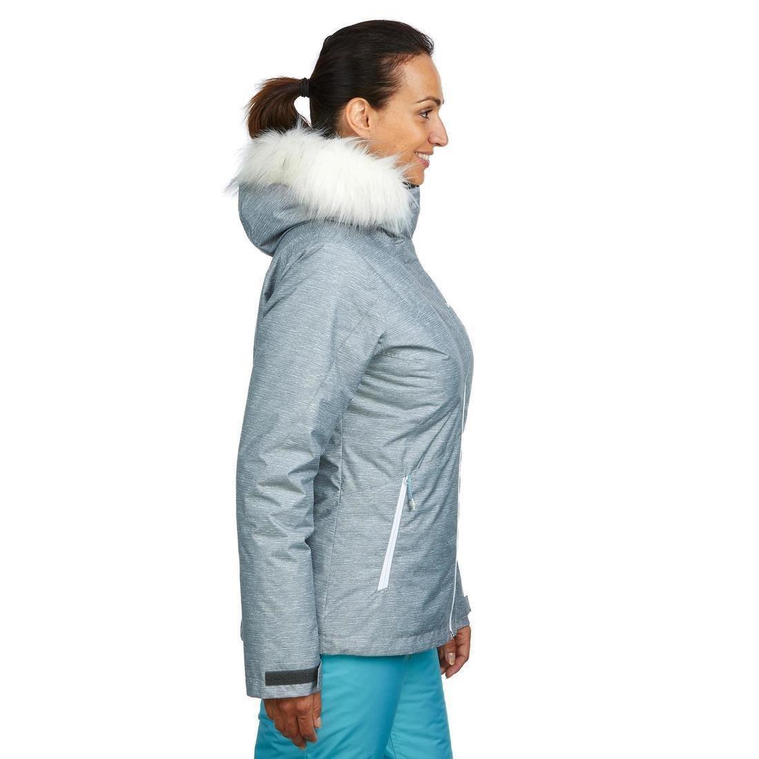 Women's Downhill Ski Jacket 180, Black, No Color, large image number 4