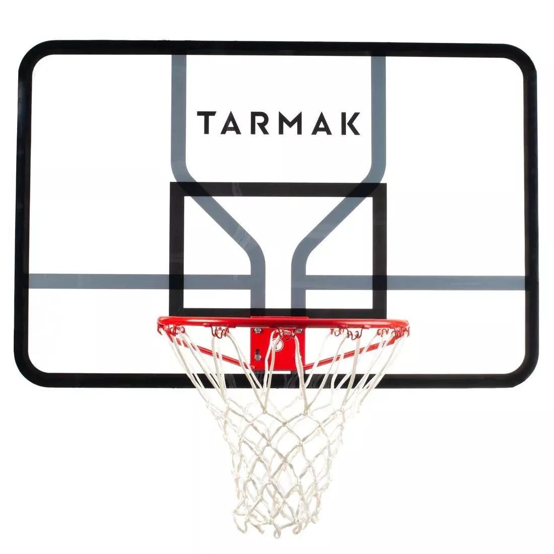 TARMAK - SB700 Kids'/Adult Wall-Mounted Basketball Hoop. Quality backboard.