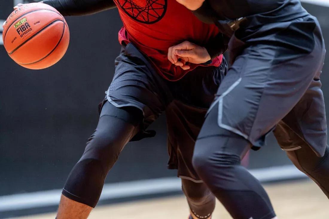 BLACK Men's Basketball Shorts SH900 - Black, No Color, large image number 12