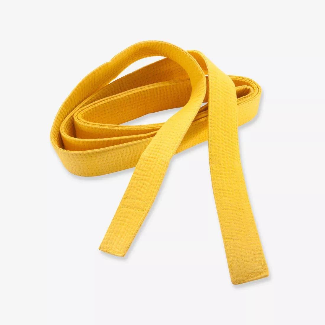 OUTSHOCK - Piqu?�?� Belt 2.5 m, Sunshine yellow