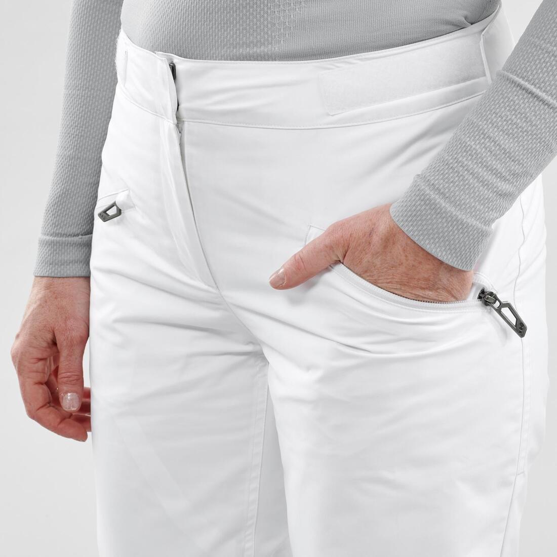 Women Ski Trousers, White, No Color, large image number 3