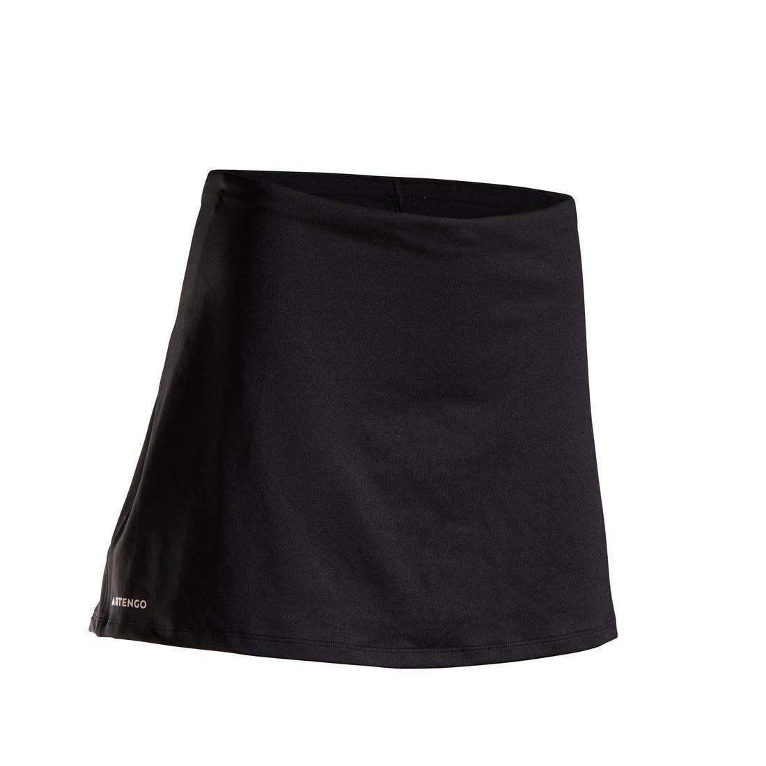 ARTENGO - WoMens Tennis Skirt Dry100 , Black