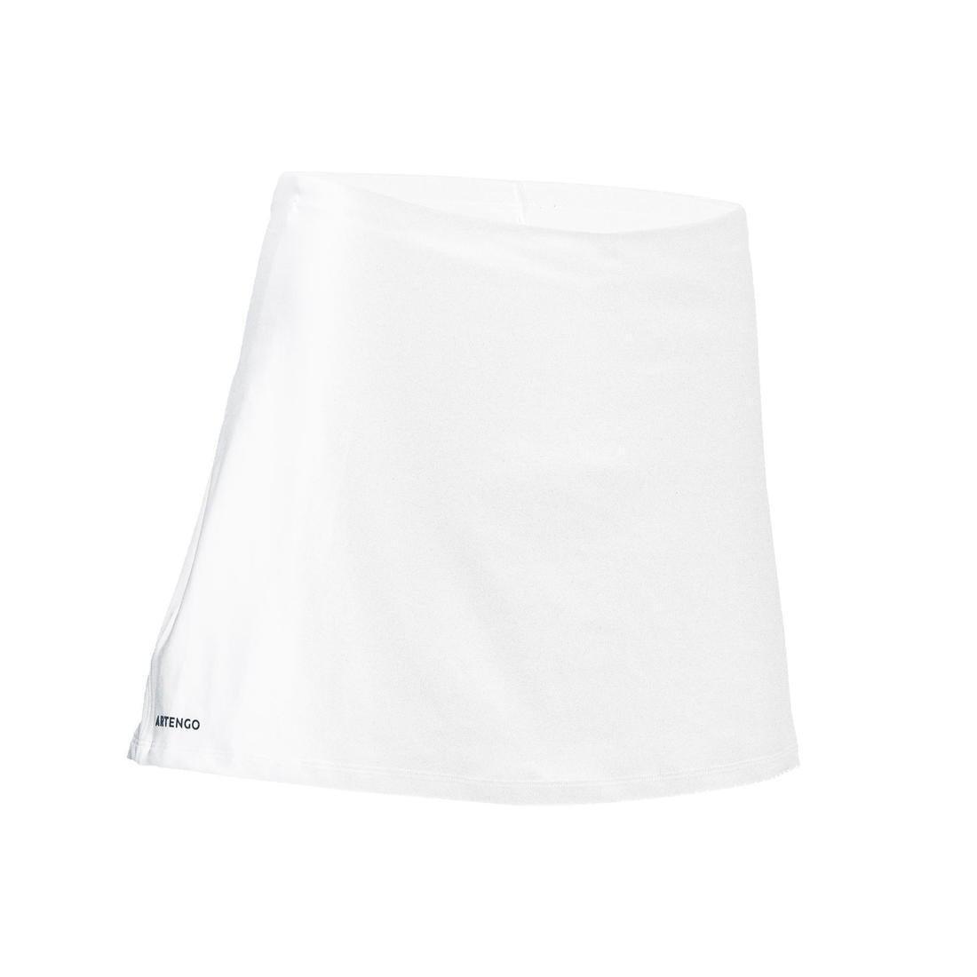 Women's Tennis Skirt Dry 100-White, No Color, medium