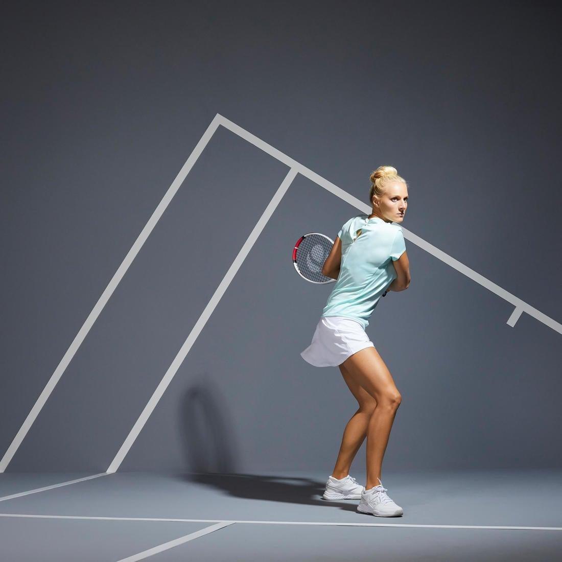 Women's Tennis Skirt Dry 100-White, No Color, medium