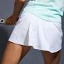 ARTENGO - WoMens Tennis Skirt Sk Dry100 , White