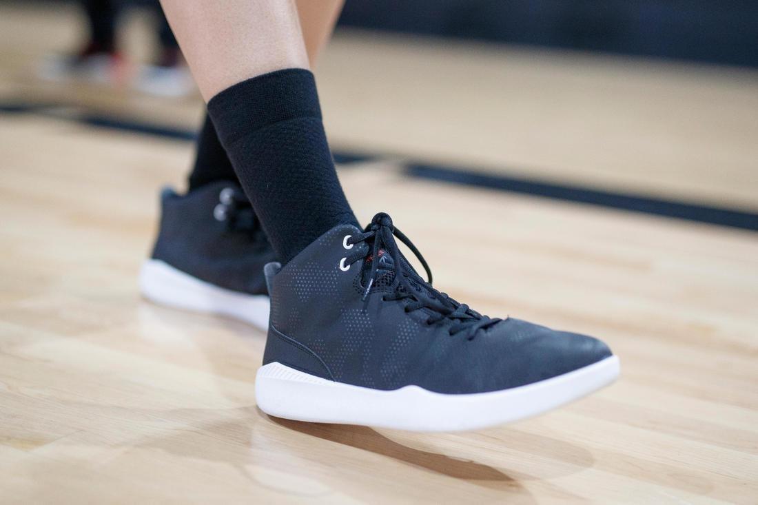 Mens/Womens Beginner High-RiseBasketball Shoes Protect100 , Black, , large image number 7
