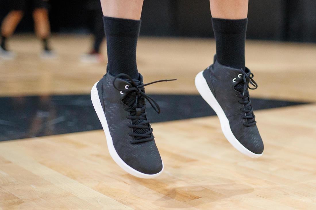 Mens/Womens Beginner High-RiseBasketball Shoes Protect100 , Black, , large image number 10