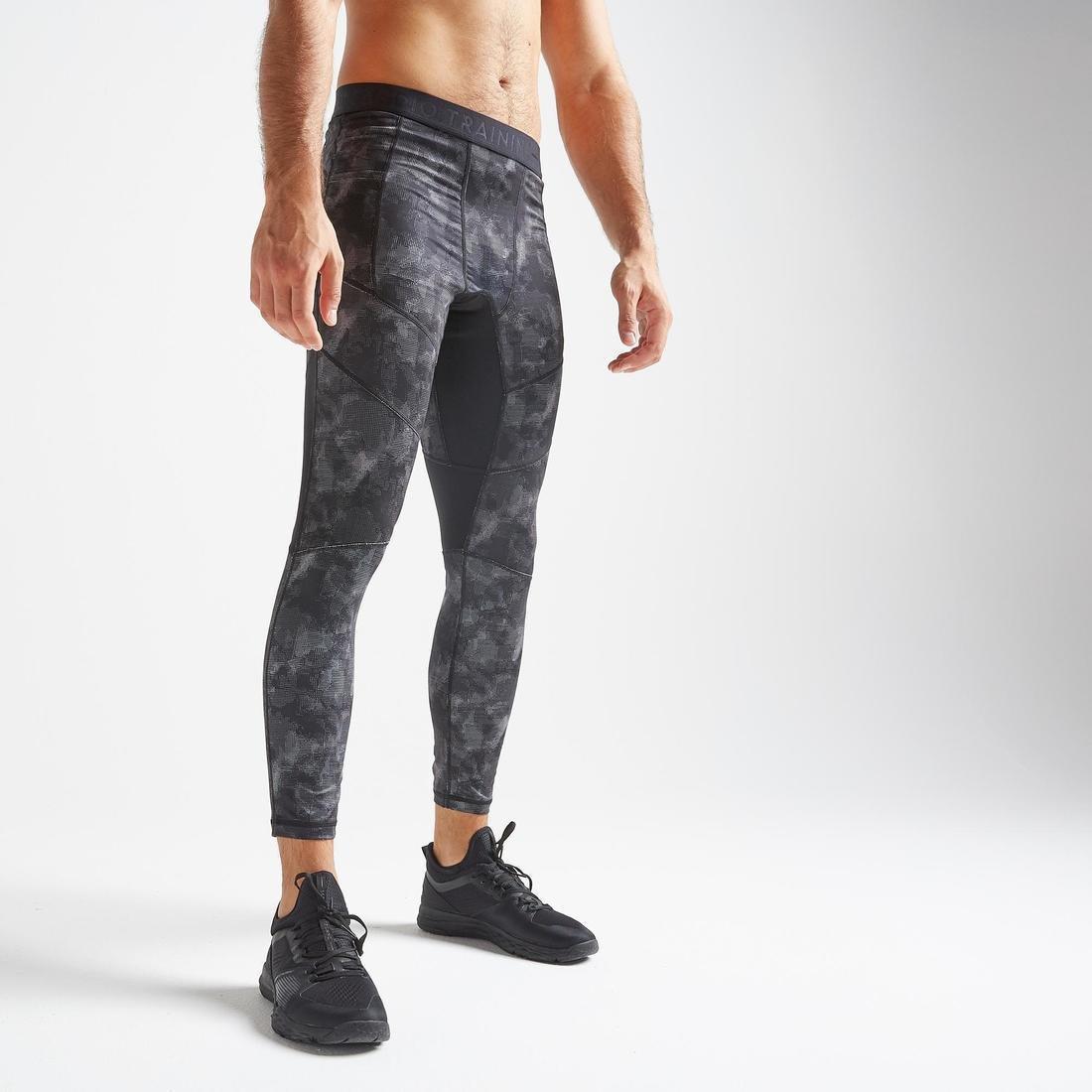 Training Fitness Leggings 500, Black, , large image number 0