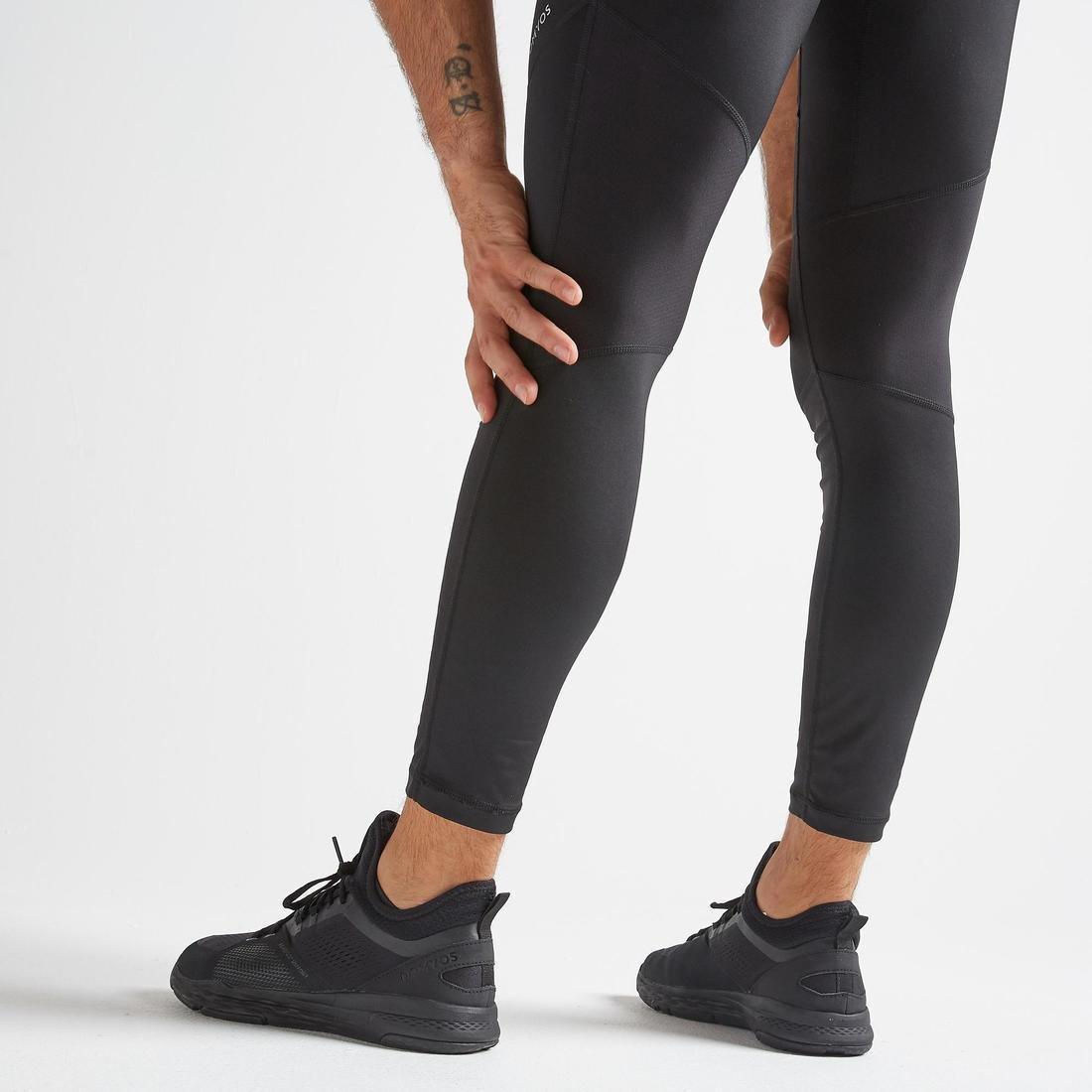 DOMYOS - Training Fitness Leggings 500, Black