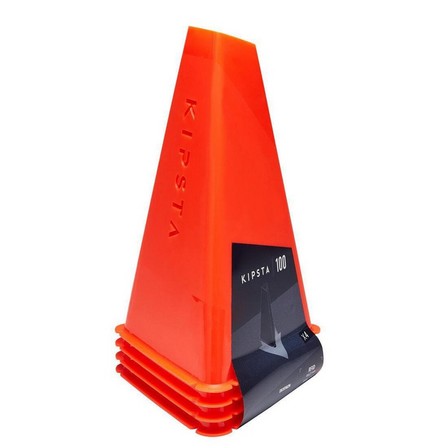 KIPSTA - Training Cones 4-Pack Essential, Orange