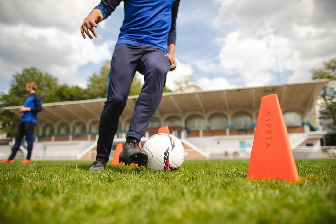 KIPSTA - Training Cones 4-Pack Essential, Orange