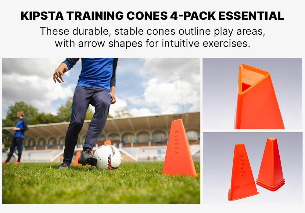 Training Cones 4-Pack Essential, Orange, No Color, large image number 8