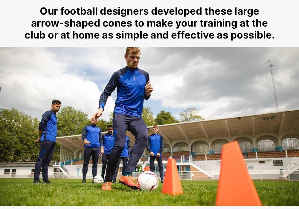 Training Cones 4-Pack Essential, Orange, No Color, large image number 9