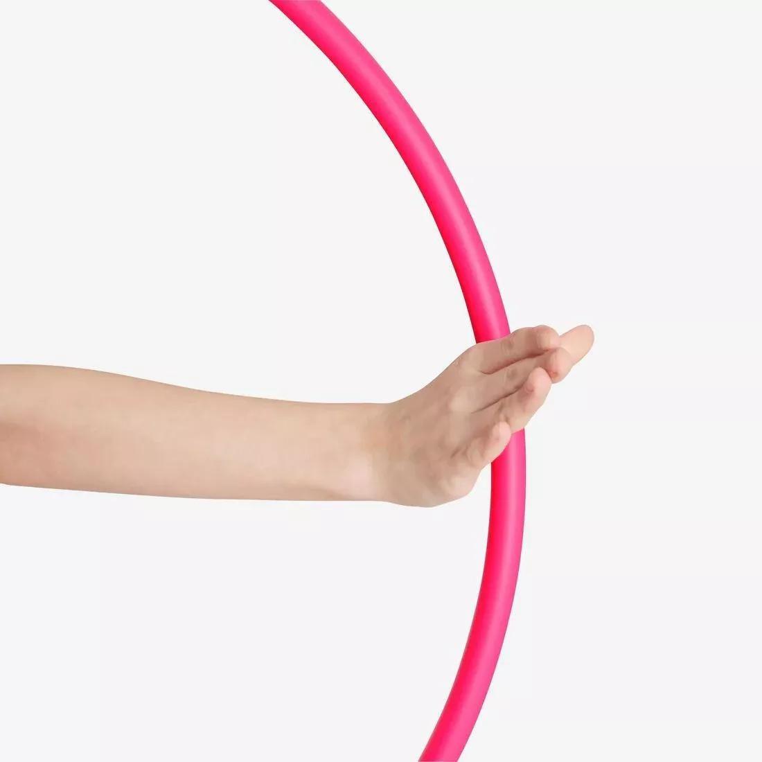 Rhythmic Gymnastics Hoop, Fluo Pink, No Color, large image number 3