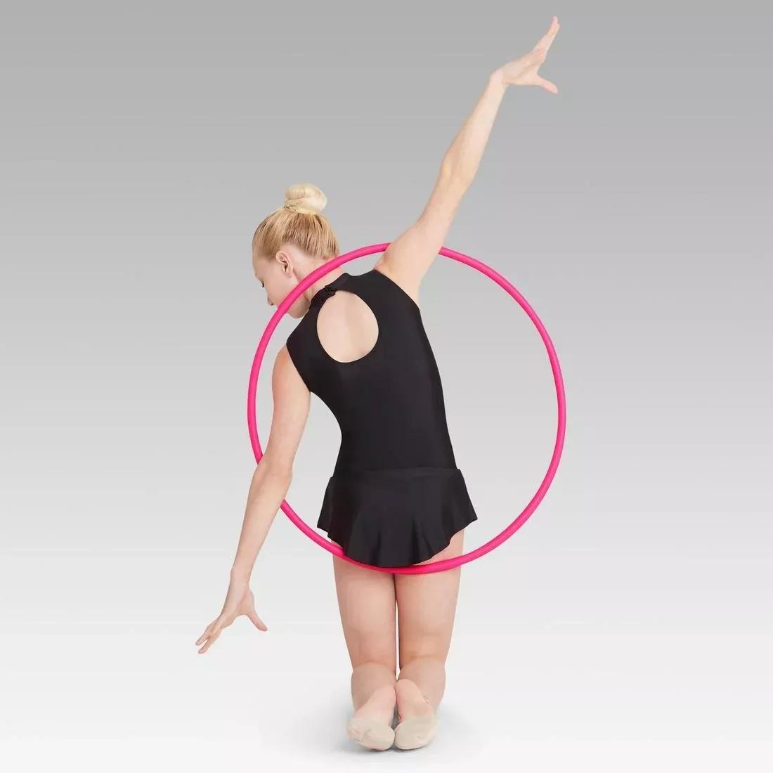 Rhythmic Gymnastics Hoop, Fluo Pink, No Color, large image number 4