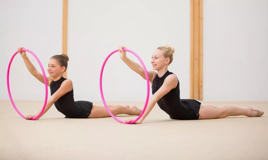 Rhythmic Gymnastics Hoop, Fluo Pink, No Color, large image number 6
