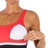 NABAIJI - Women's Swimming 1-piece Swimsuit Heva Li - Black Coral, Strawberry Pink
