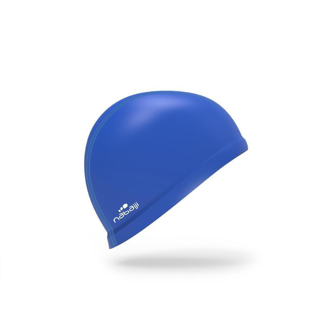 Silicone Mesh Swim Cap, Bright Indigo, No Color, large image number 11