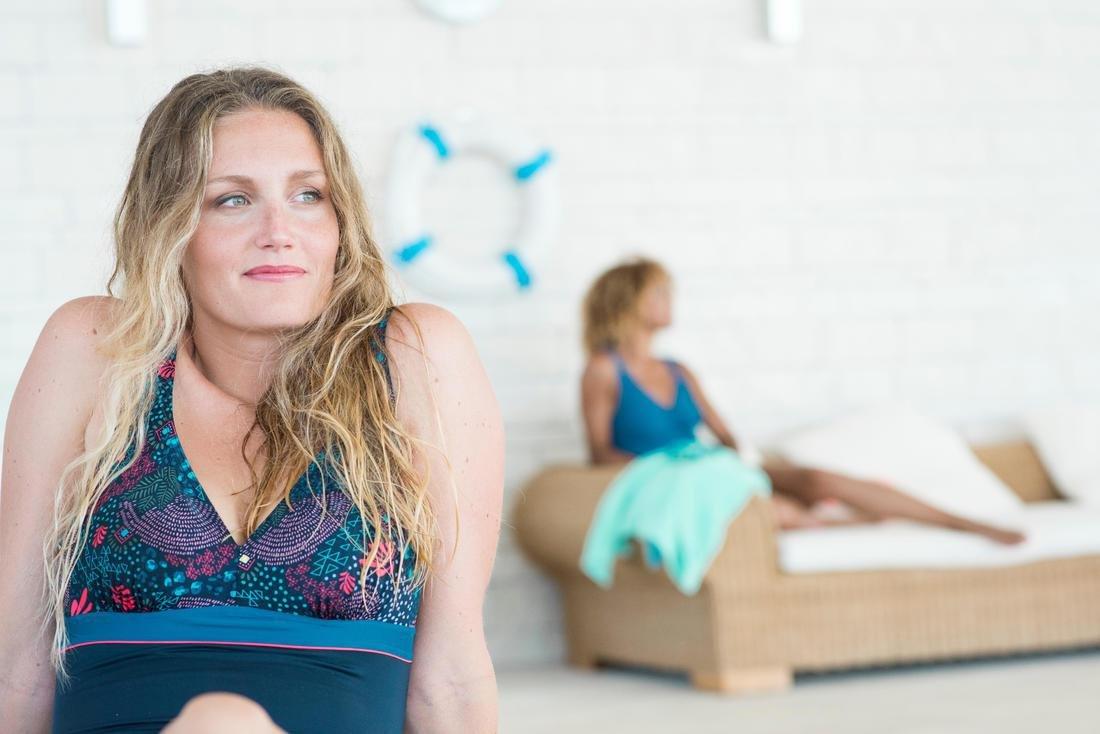 KaipearlWomen's   Body-Sculpting 1-Piece Swimsuit Triki Mipy, Blue, No Color, large image number 4