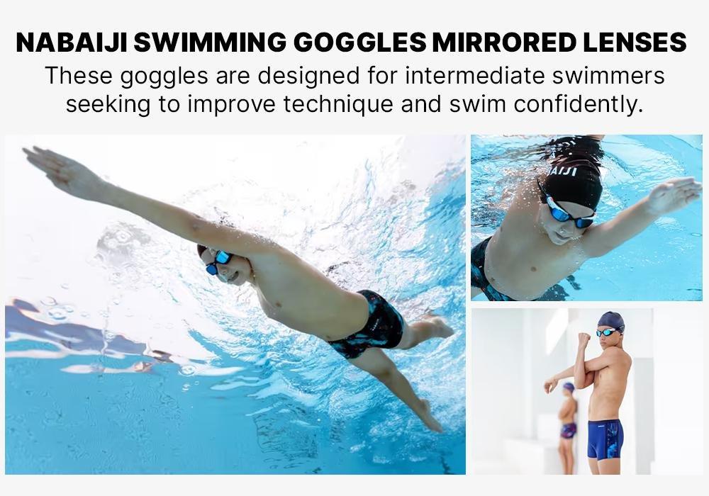 Swimming Goggles Spirit  Mirror Lenses, Magnolia, No Color, large image number 18