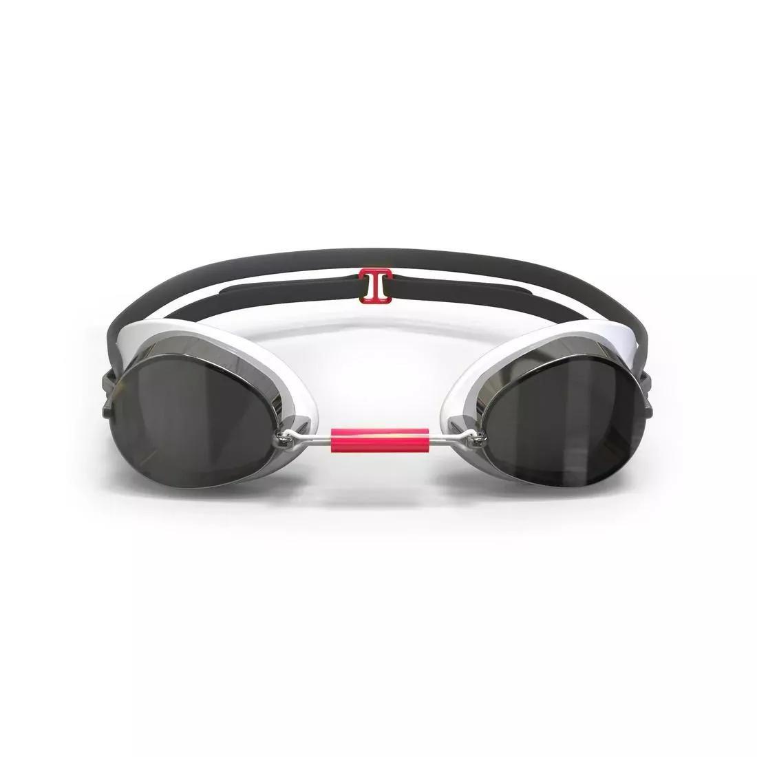 COTTON WHITE SWEDISH swimming goggles - Mirrored lenses - Single size - Black red, No Color, large image number 5