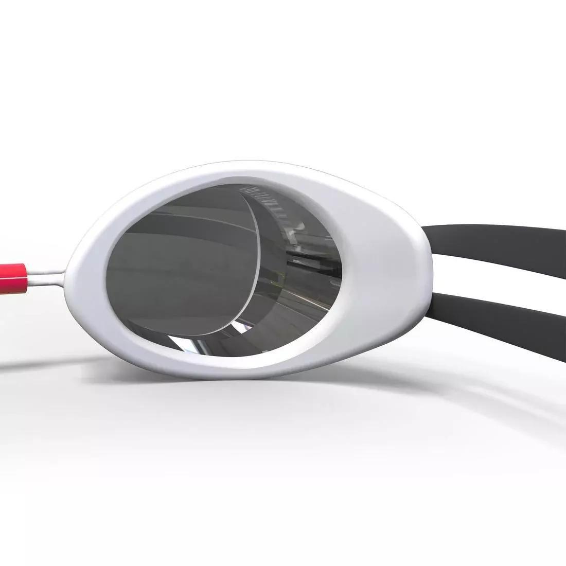 COTTON WHITE SWEDISH swimming goggles - Mirrored lenses - Single size - Black red, No Color, large image number 7