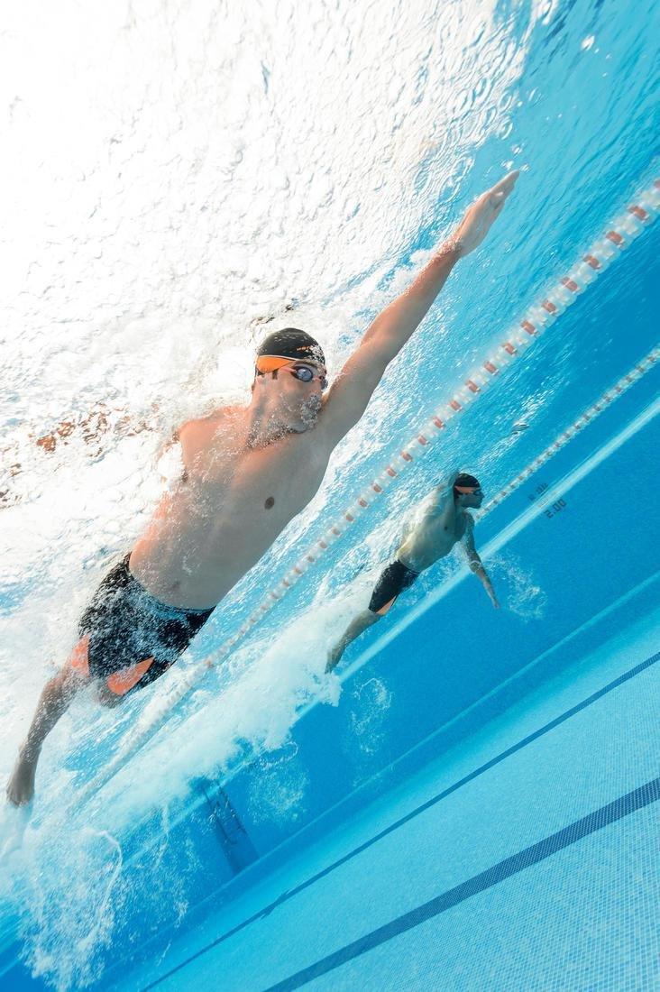 Swedish Swimming Goggles 900, Black Yellow Clear Lenses, No Color, large image number 12