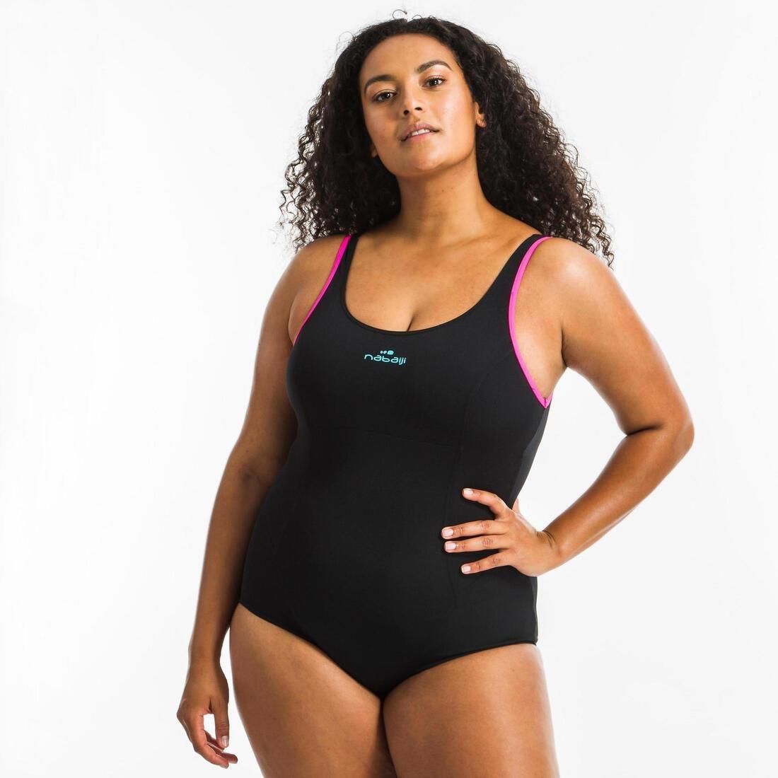 Women's Aquafitness One-Piece Swimsuit Mika - Atch, Black, No Color, large image number 0