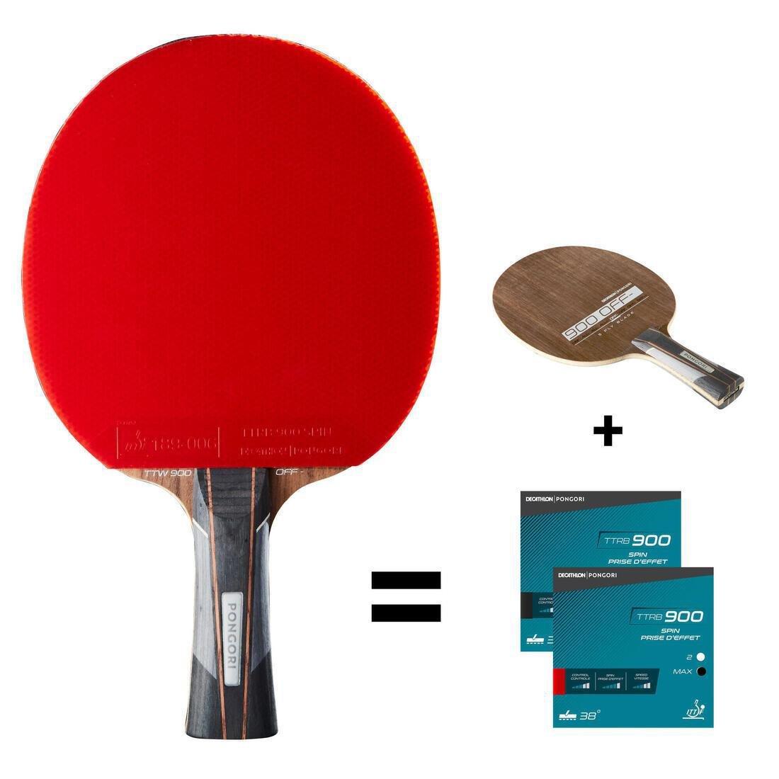 PONGORI - Club Table Tennis Bat Ttr 900 Spin