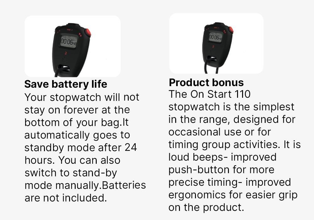 start 110 Stopwatch, Black, No Color, medium