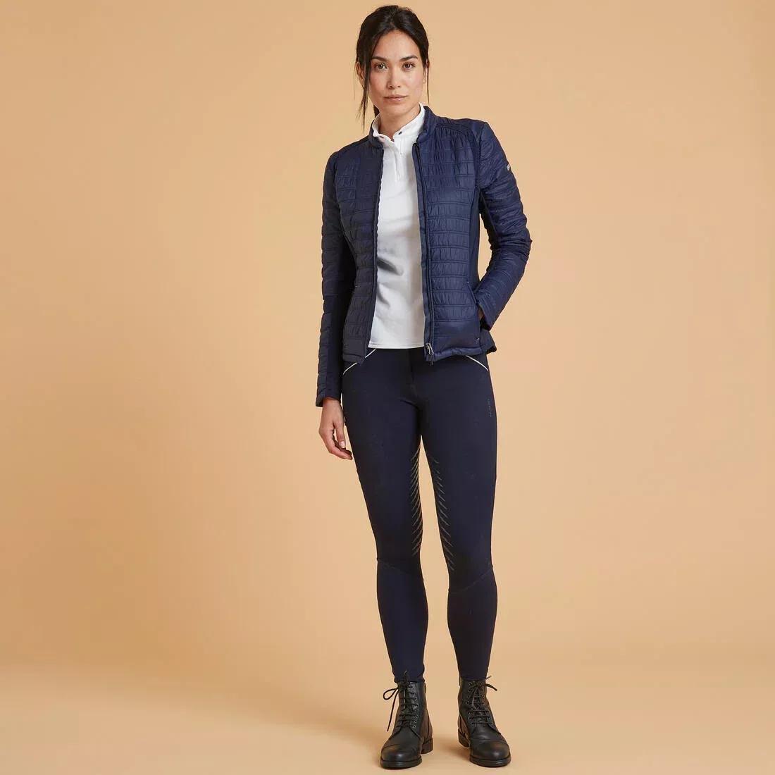 ASPHALT BLUE Women's Horse Riding Jacket 900, , large image number 1