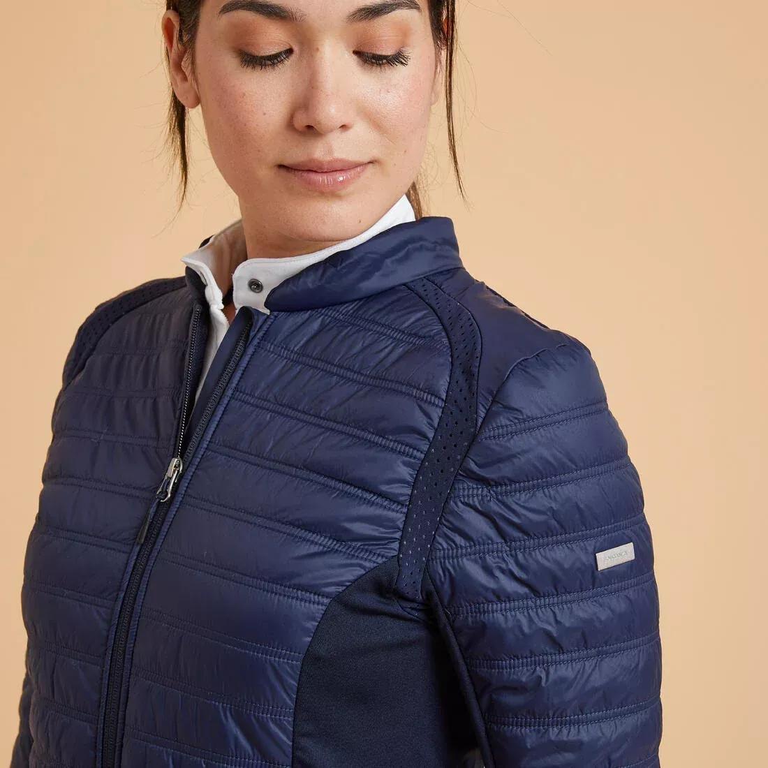 ASPHALT BLUE Women's Horse Riding Jacket 900, , large image number 2