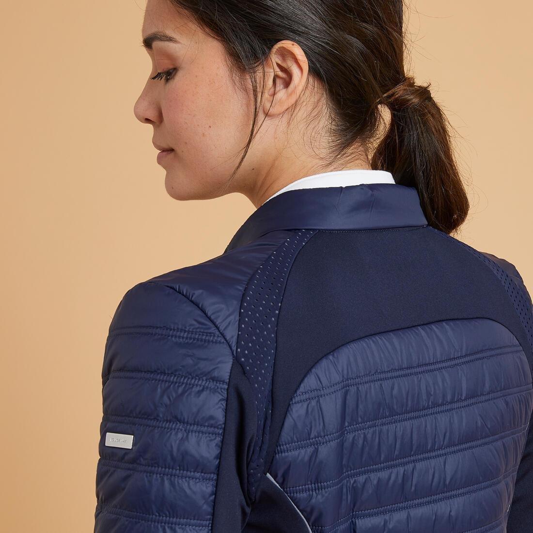 ASPHALT BLUE Women's Horse Riding Jacket 900, , large image number 6