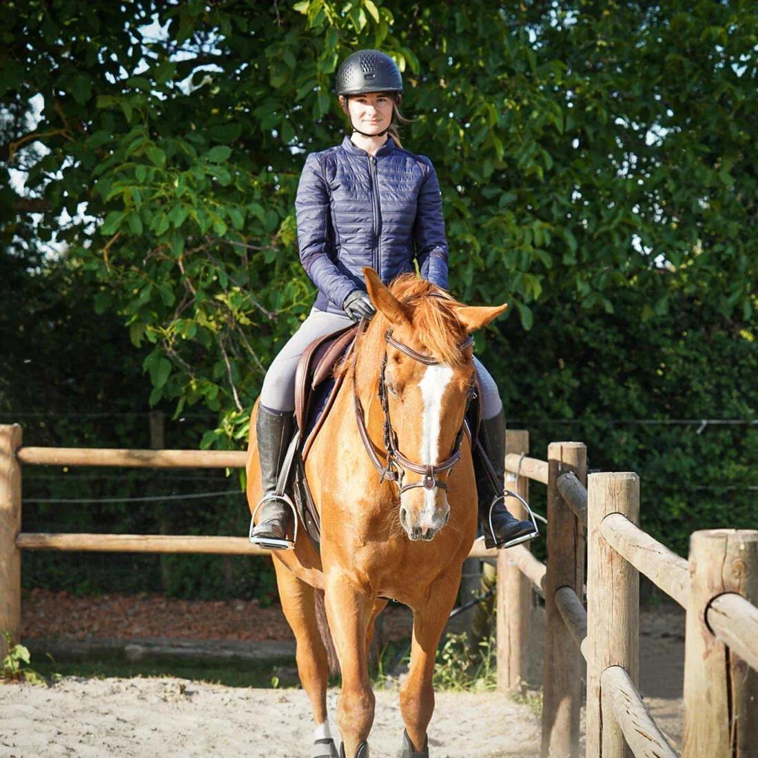 ASPHALT BLUE Women's Horse Riding Jacket 900, , large image number 9