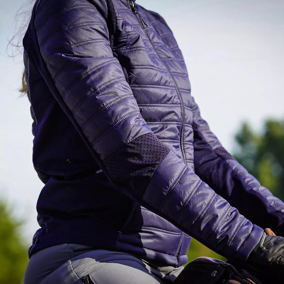 ASPHALT BLUE Women's Horse Riding Jacket 900, , large image number 12