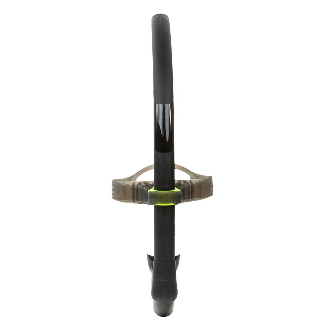 Centre-Mounted Swimming Snorkel, Black, No Color, large image number 2